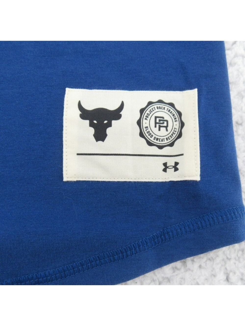 Under Armour Project Rock BSR Tank Top Men's Size Large Blue Mirage NEW - Picture 5 of 10
